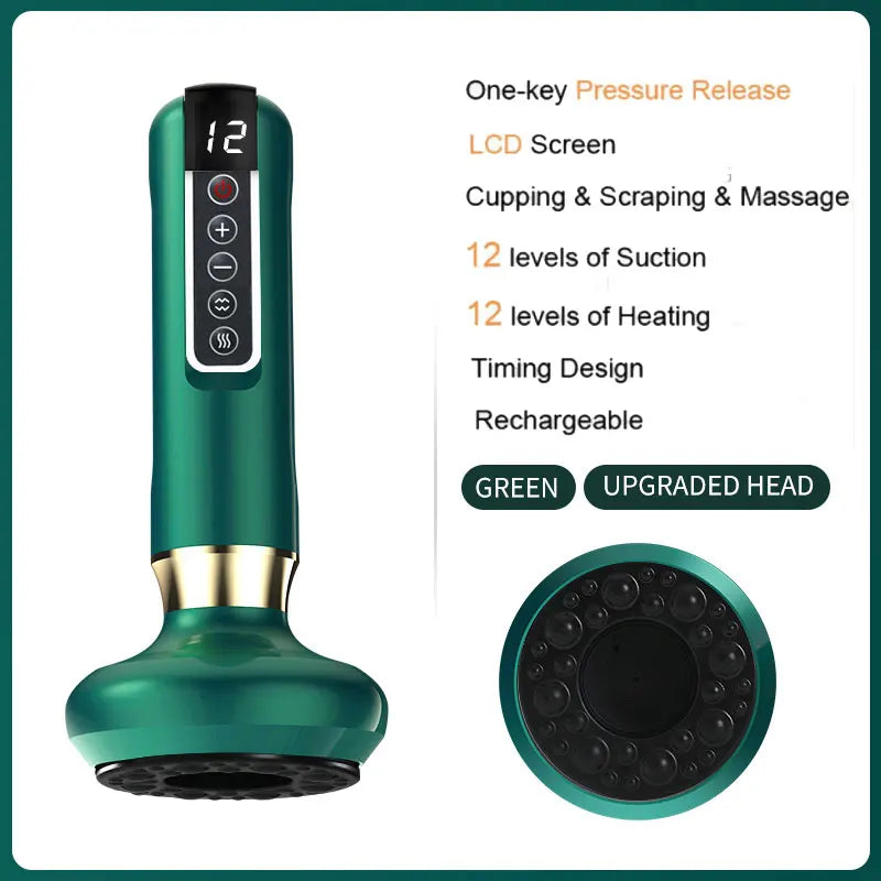 JianYouCare Electric Cupping Therapy Set with Heating & Suction
