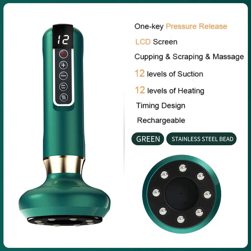 JianYouCare Electric Cupping Therapy Set with Heating & Suction