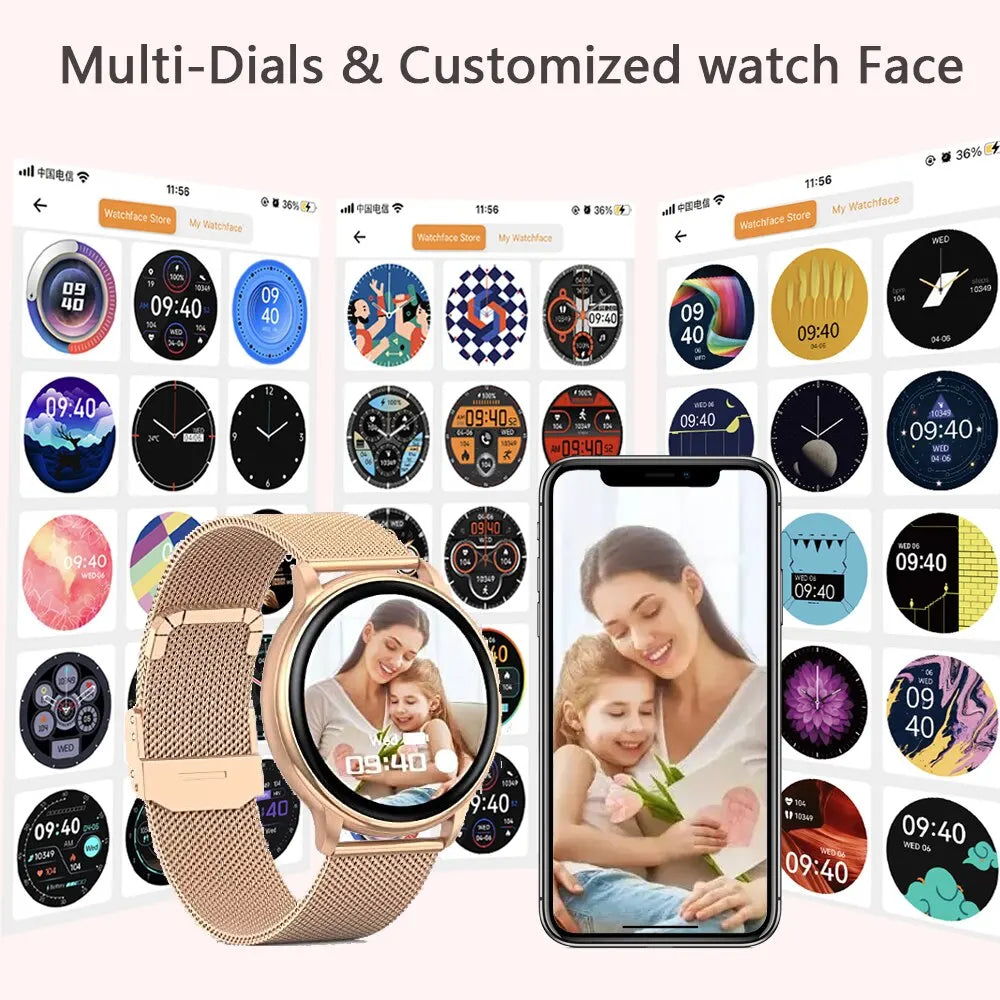 MEVADEN Y22 Bluetooth Smartwatch with Fitness Tracker