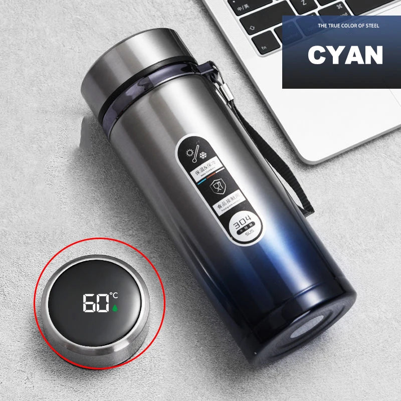 500ML–1L Stainless Steel Thermos Bottle with LED Temp Display