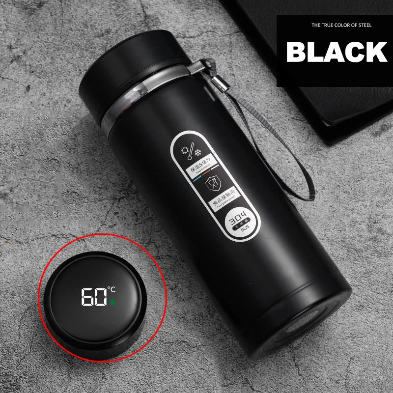 500ML–1L Stainless Steel Thermos Bottle with LED Temp Display