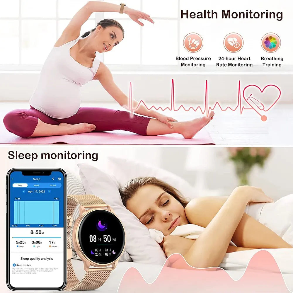 MEVADEN Y22 Bluetooth Smartwatch with Fitness Tracker