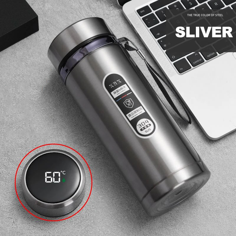 500ML–1L Stainless Steel Thermos Bottle with LED Temp Display