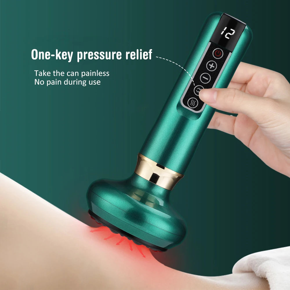 JianYouCare Electric Cupping Therapy Set with Heating & Suction