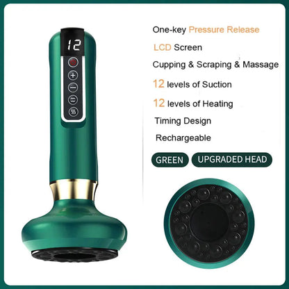 JianYouCare Electric Cupping Therapy Set with Heating & Suction