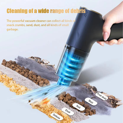CENRR 98000PA Portable Wireless Car Vacuum Cleaner – Powerful Handheld Suction